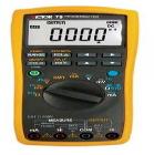 VICTOR79  數(shù)字萬用表. 測量功能：交直流電壓、交直流電流、歐姆、頻率、短路蜂鳴測試、二極管測試、相對值測量.測量顯示4000字，基本精度為0.5%，測量速率3次 / 秒.可選擇手動式或自動量程，測量值顯示保持,大屏LCD雙顯示，帶白色LED背光
