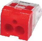 產品指標

· 適合線號＃18－＃12

· 無需絞合

· 低插入力，適合快速操作

· 透明外殼，便于檢查

· 符合UL467要求的接地與連接應用

· 通過CSA認證（600V）

· 額定溫度105°C

· 通過測試孔可測量電壓和導通性

· 高強度絕緣尼龍外殼

· 鍍鋅彈簧片，抗腐蝕

